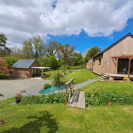 Chalets De Pont Cob Avec Spa Gouézec Kültér fotó