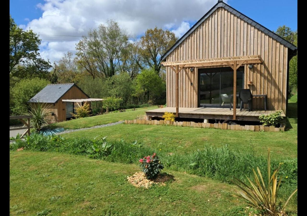 Chalets De Pont Cob Avec Spa Gouézec Kültér fotó