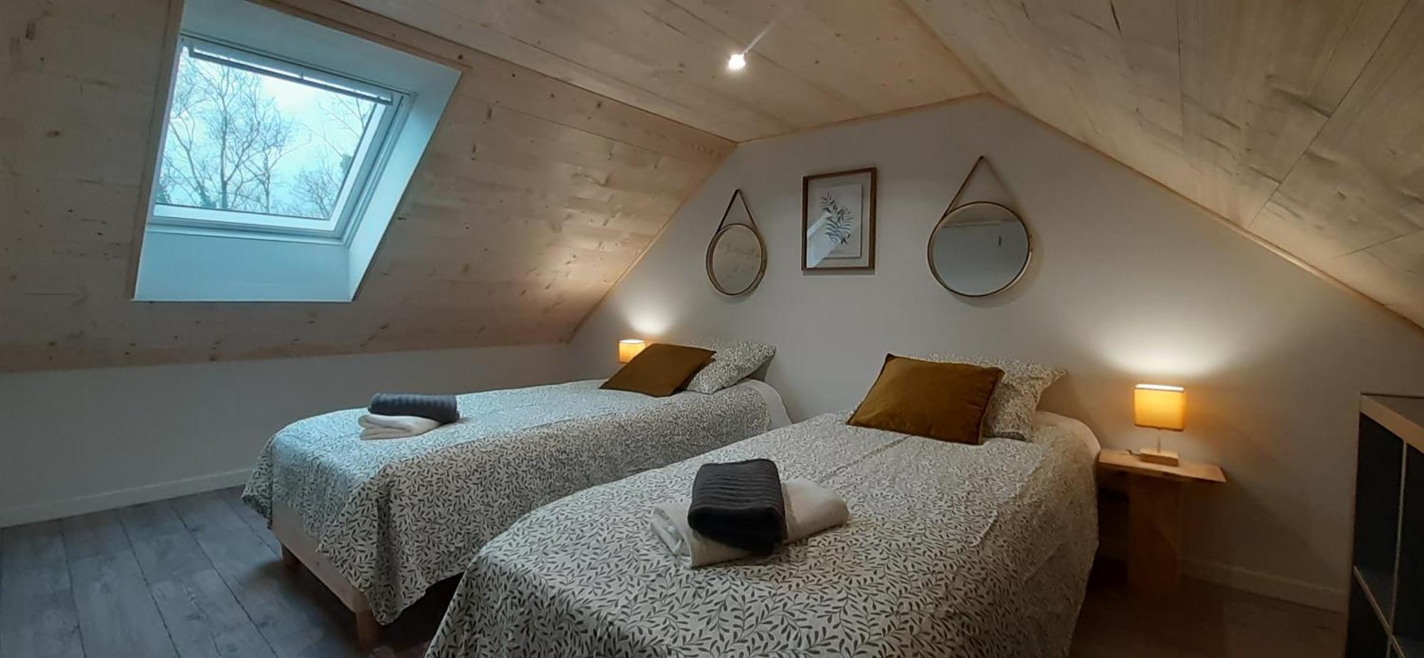 Chalets De Pont Cob Avec Spa Gouézec Kültér fotó