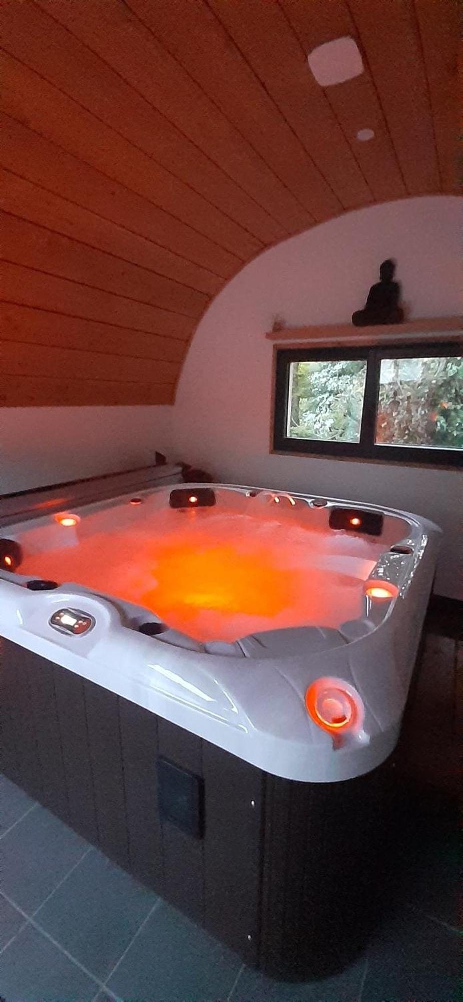 Chalets De Pont Cob Avec Spa Gouézec Kültér fotó