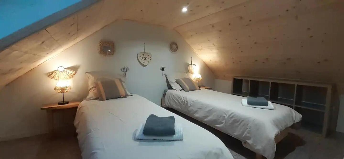 Chalets De Pont Cob Avec Spa Gouézec Kültér fotó