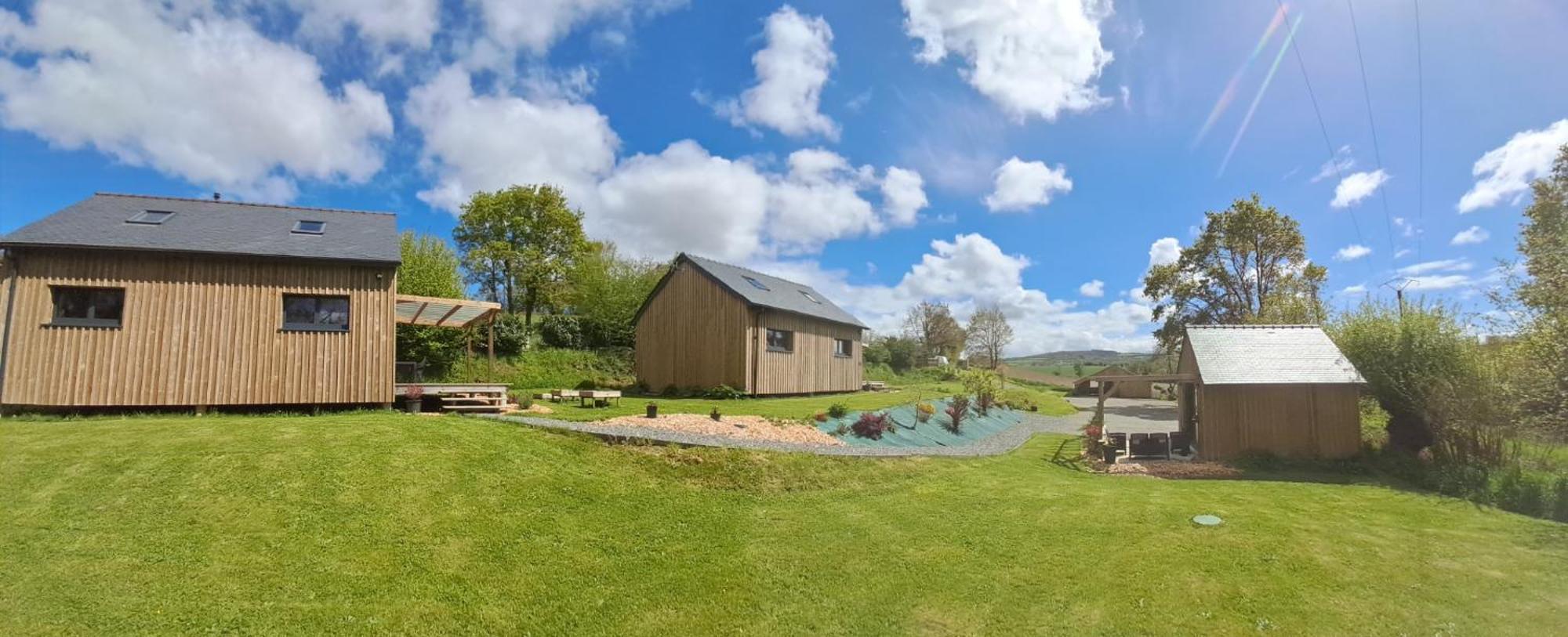 Chalets De Pont Cob Avec Spa Gouézec Kültér fotó